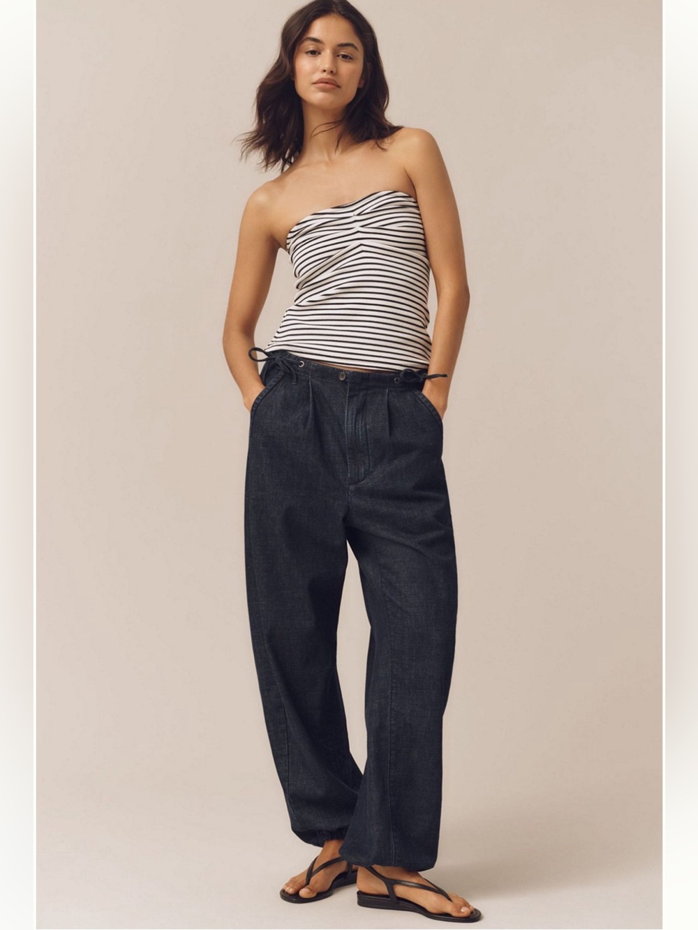 Pilcro Mid-Rise Pull-On Jogger Jeans